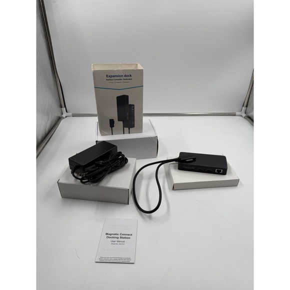 Microsoft Surface Dock Triple Displays Dual HDMI+VGA 12 in 1 Docking Station - Picture 1 of 16